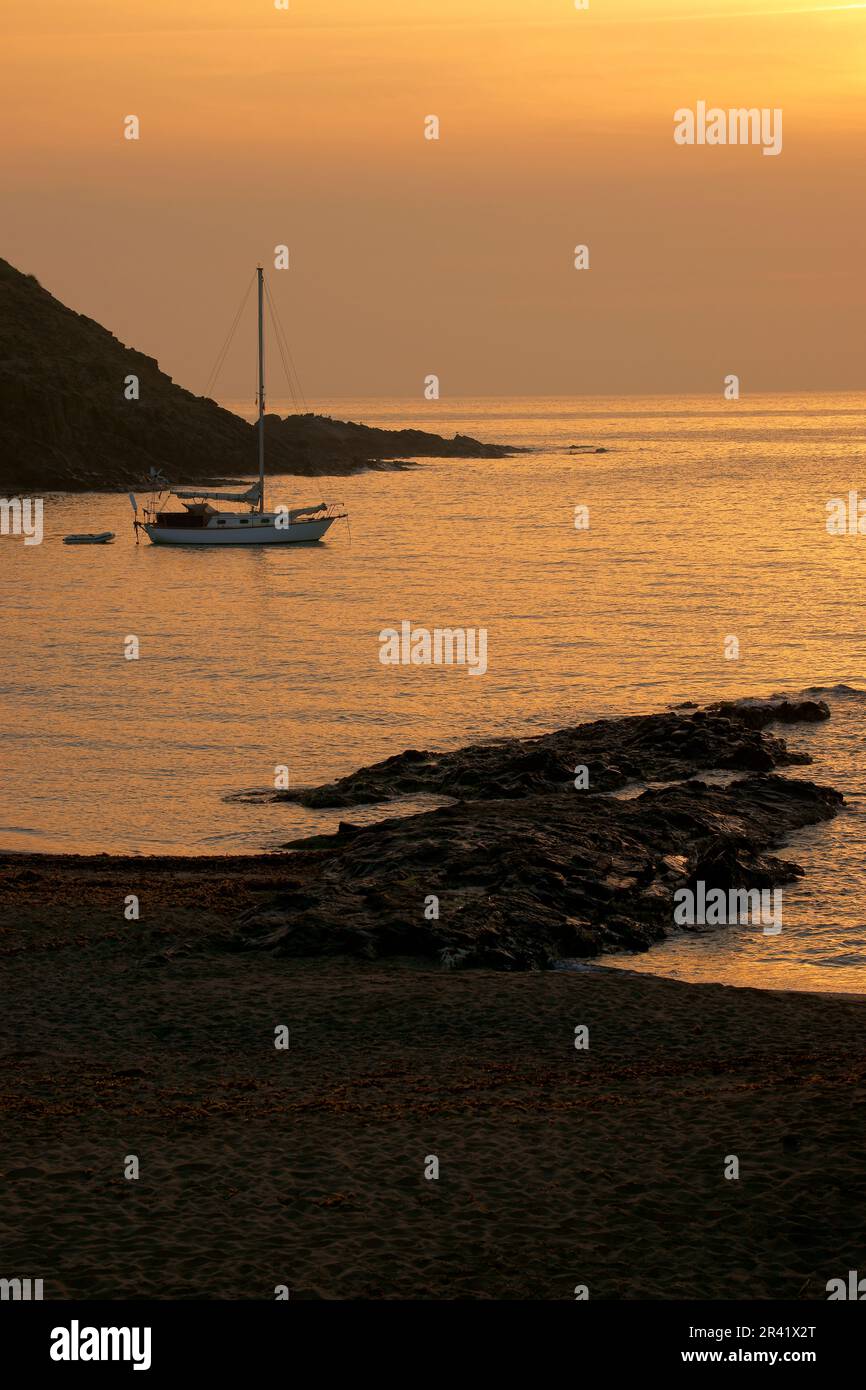 Cala Mesquida.Menorca.Reserva de la Bioesfera.Illes Balears.EspaÃ±a.. Foto Stock