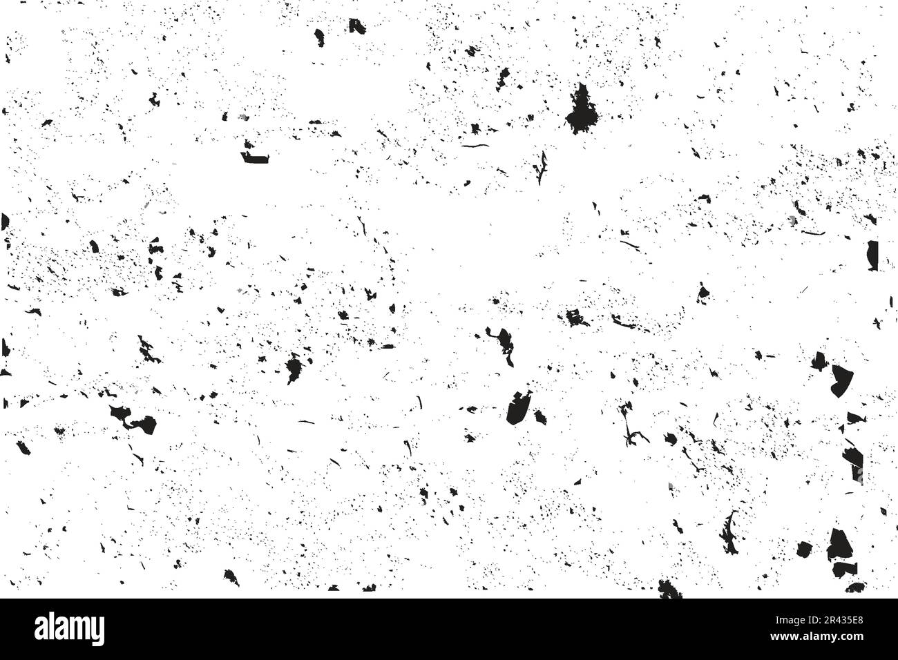 Sfondo afflitto e vettore di superficie in calcestruzzo grimato. Superficie in metallo arrugginito e struttura grintosa su sfondo bianco. Astratto graffiato e s. Illustrazione Vettoriale