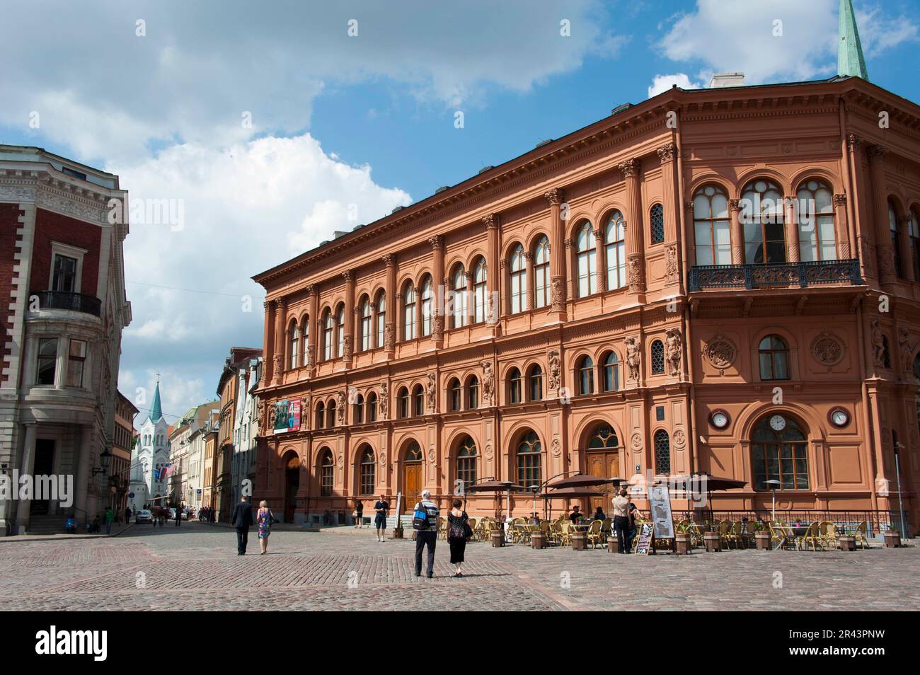 Borsa valori, Stati baltici, Europa, riga, Città Vecchia, Riga, Lettonia Foto Stock