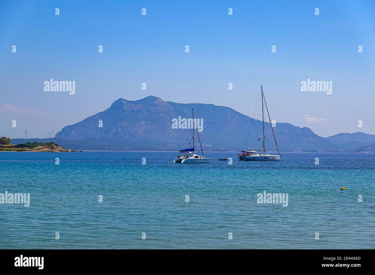 Tempo soleggiato nella popolare destinazione turistica turca di Datca, Costa Turchese, Turchia Foto Stock