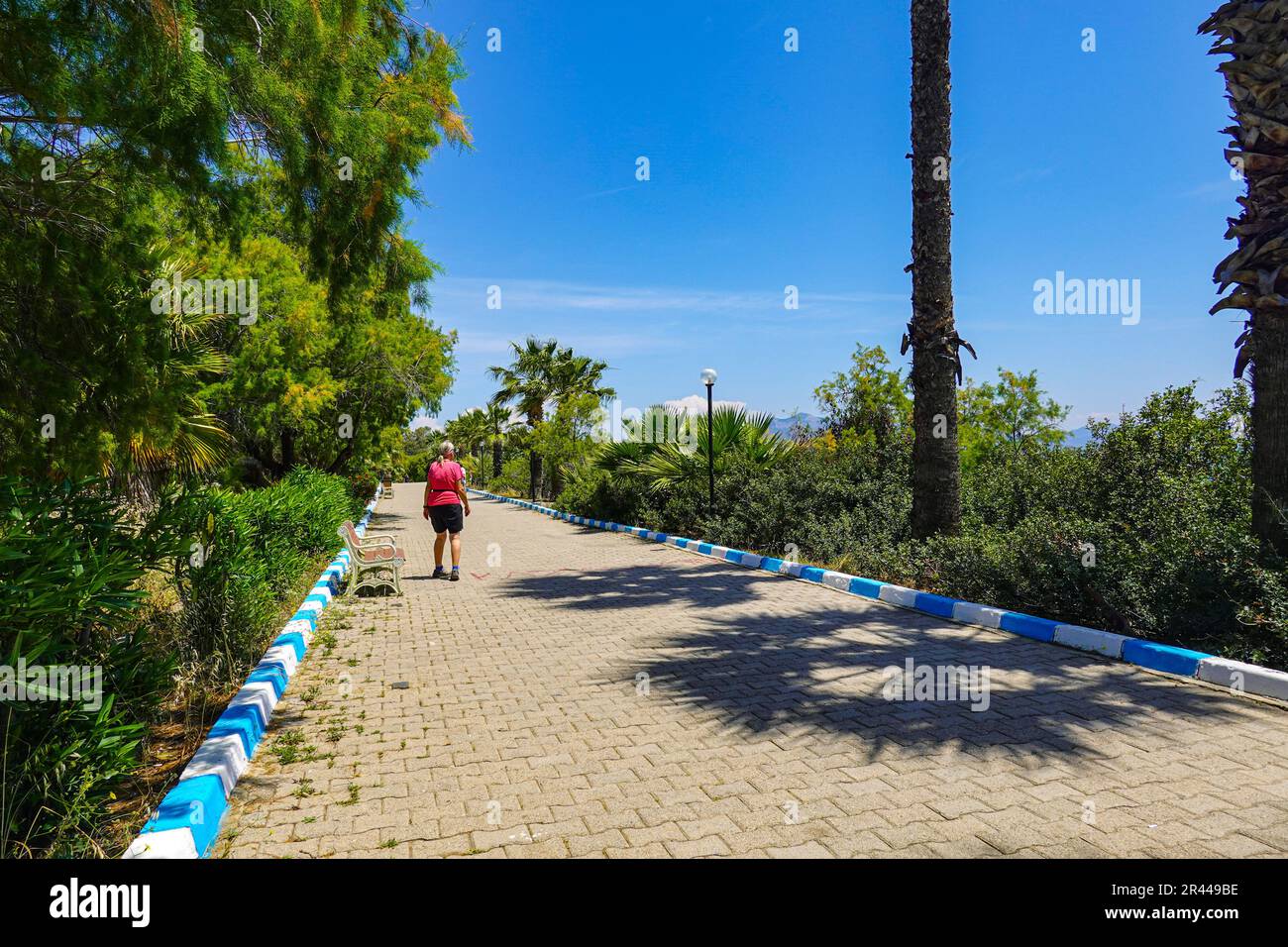 Tempo soleggiato nella popolare destinazione turistica turca di Datca, Costa Turchese, Turchia Foto Stock