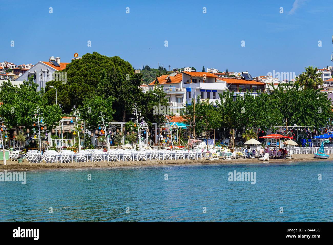 Tempo soleggiato nella popolare destinazione turistica turca di Datca, Costa Turchese, Turchia Foto Stock