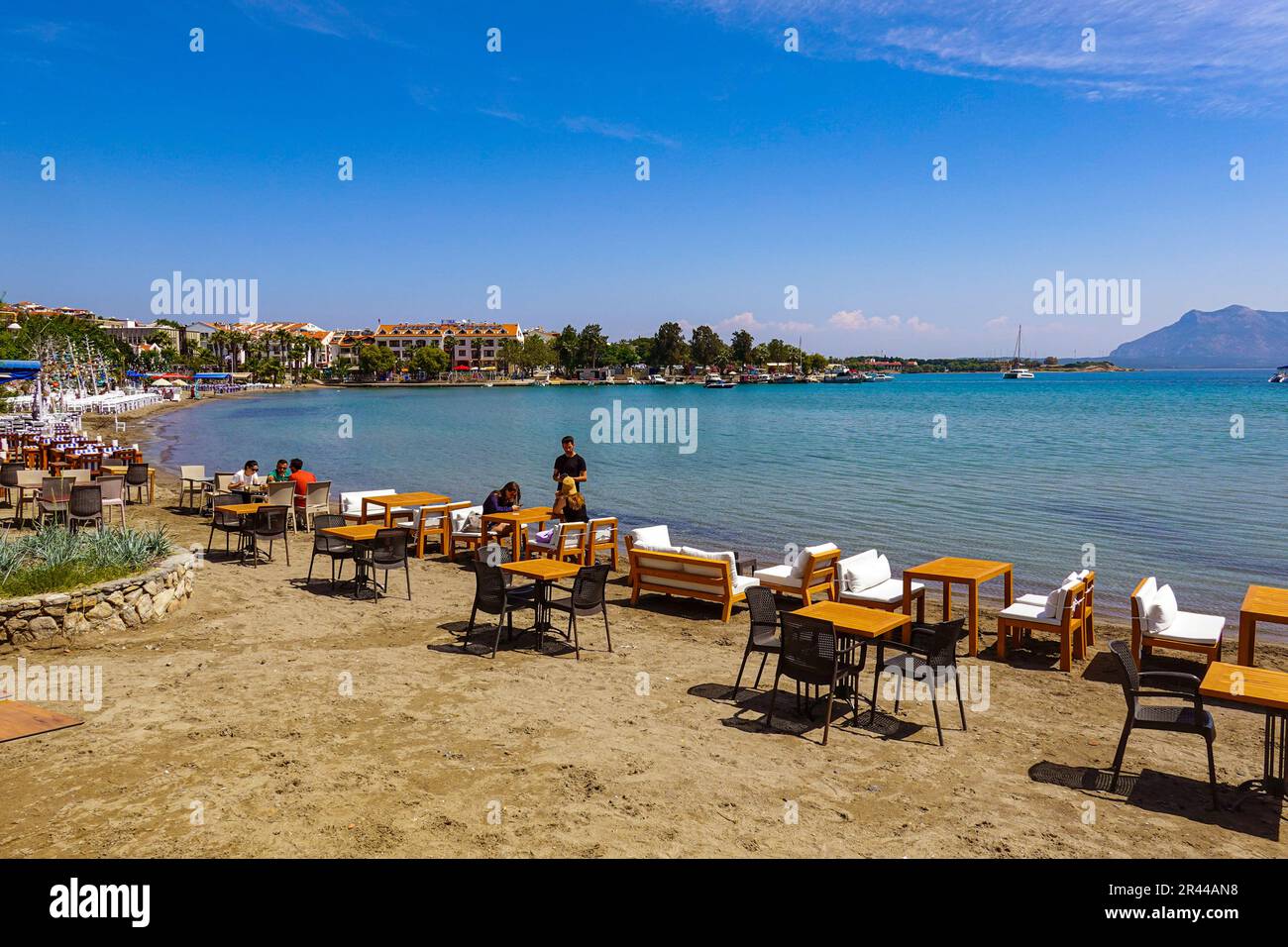 Tempo soleggiato nella popolare destinazione turistica turca di Datca, Costa Turchese, Turchia Foto Stock