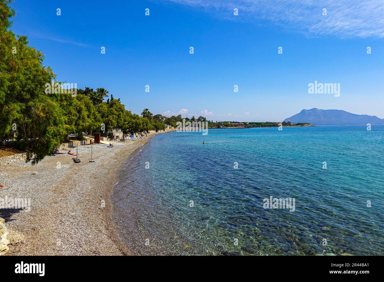 Tempo soleggiato nella popolare destinazione turistica turca di Datca, Costa Turchese, Turchia Foto Stock