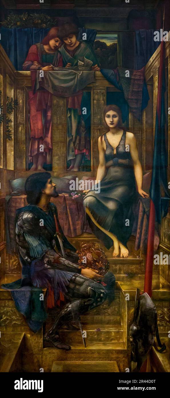 Re Cophetua e la Maid Beggar, Edward Coley Burne-Jones, 1884, Foto Stock