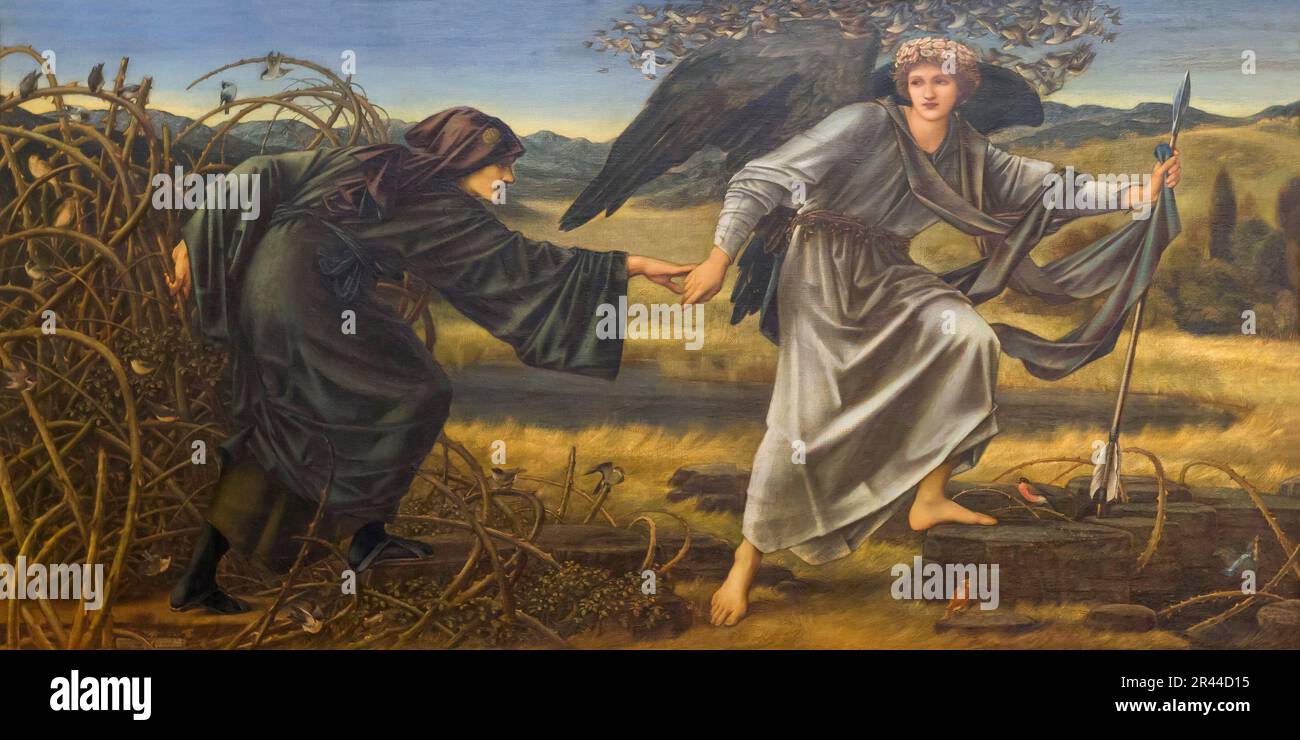 Love and the Pilgrim, Edward Coley Burne-Jones, 1896-7, Foto Stock