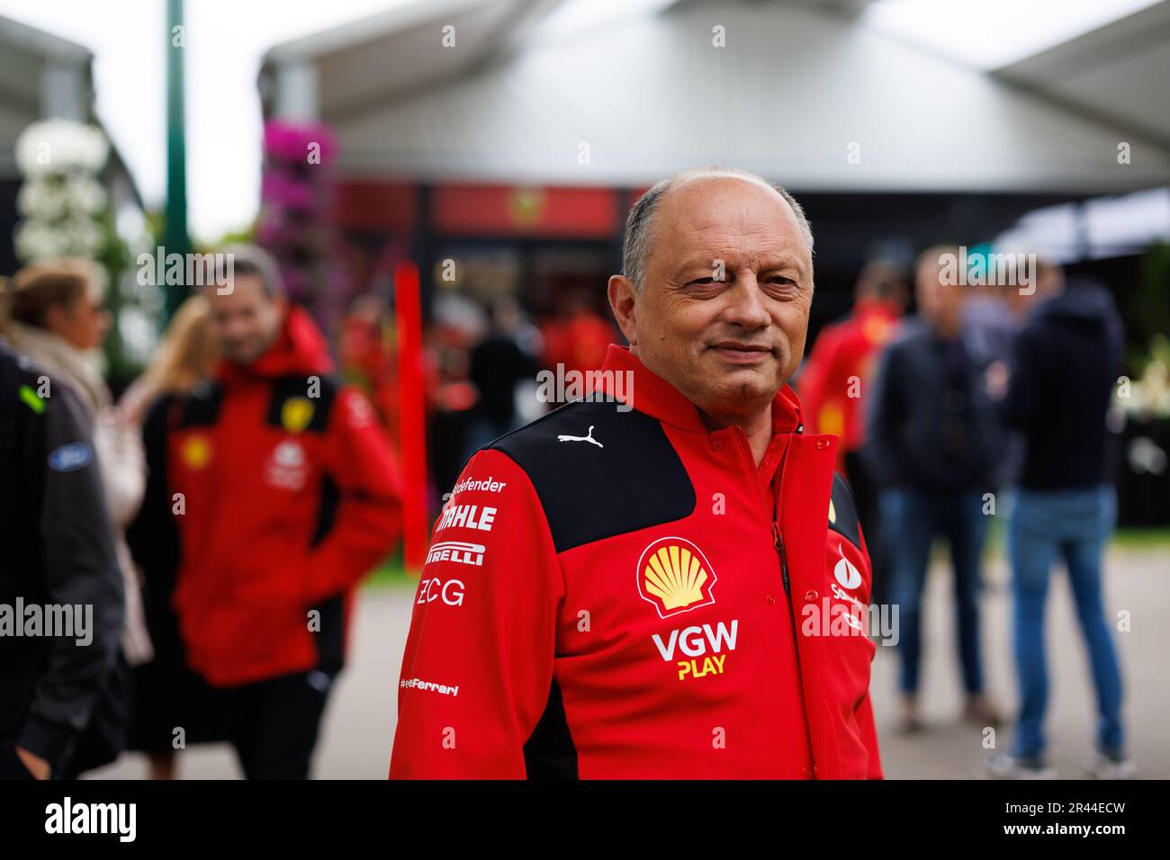 Albert Park, 1 aprile 2023 Frederic Vasseur, team principal della Scuderia Ferrari. Corleve/Alamy Live News Foto Stock