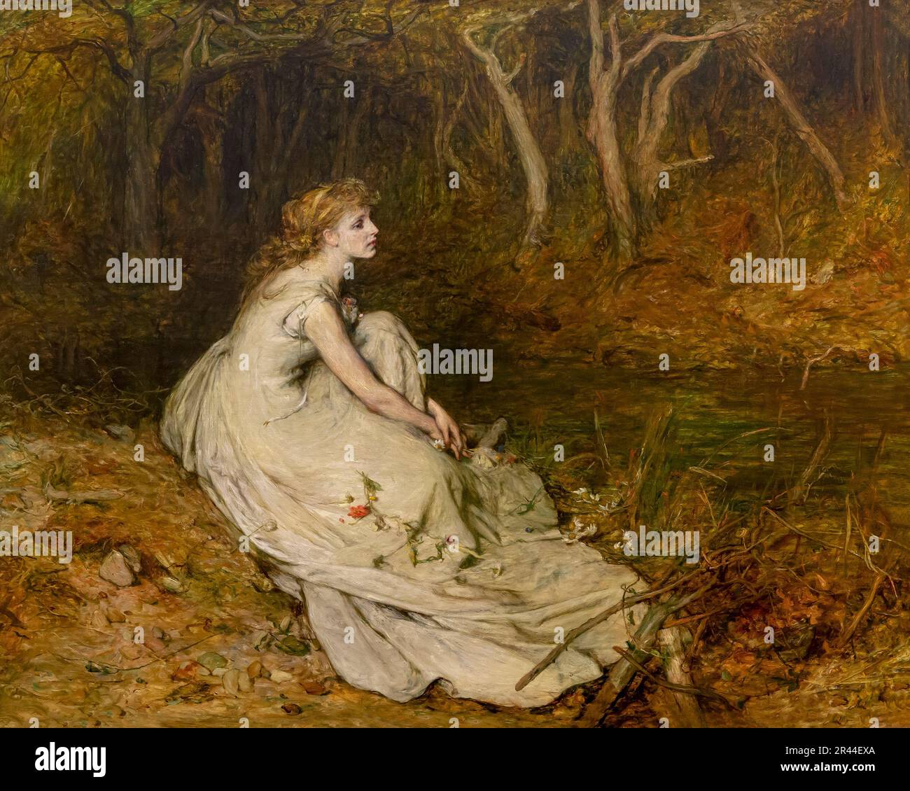 Ofelia, William Quiller Orchardson, 1874, Foto Stock