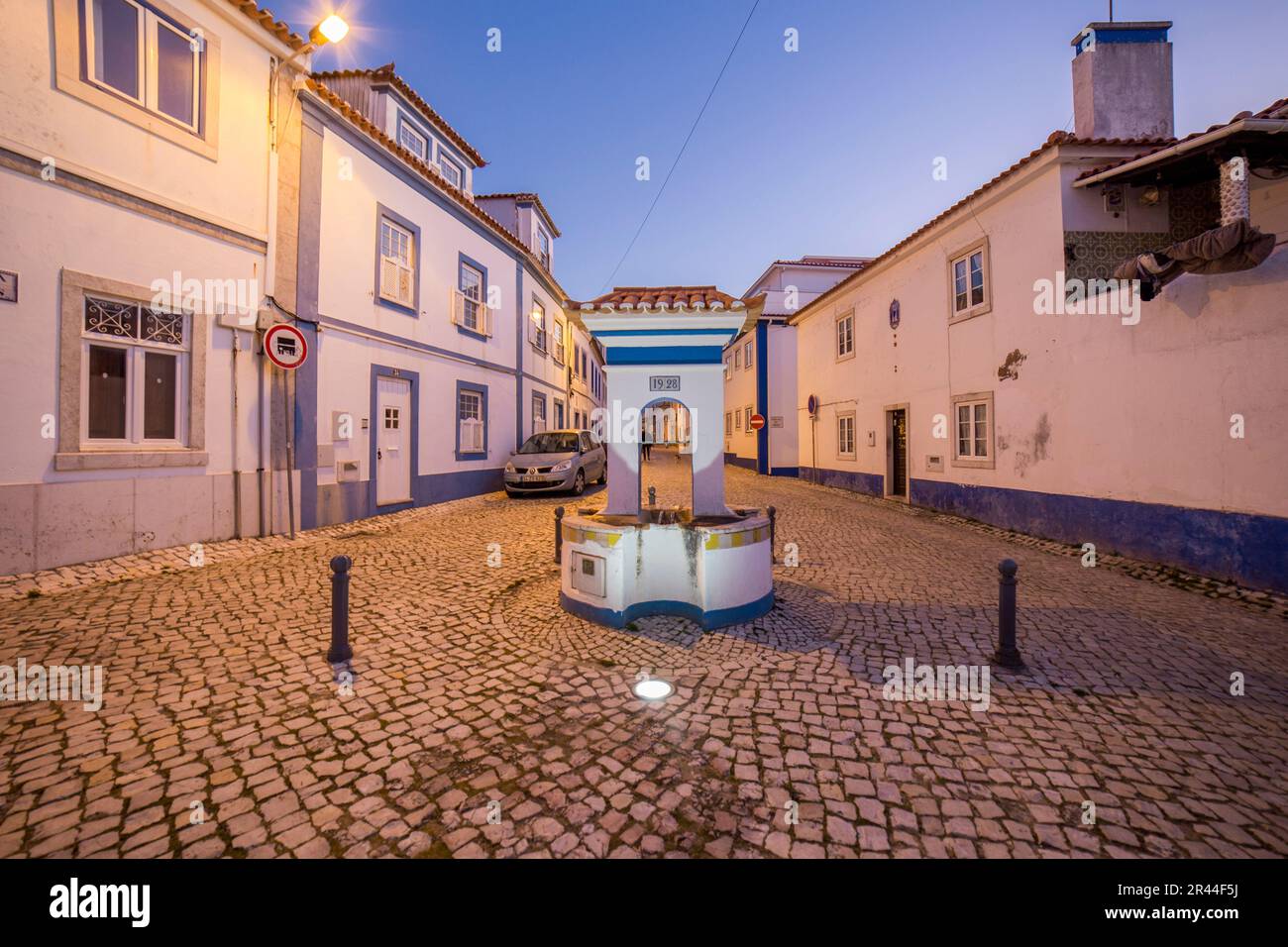 Rua do Norte Ericeira Portogallo Foto Stock