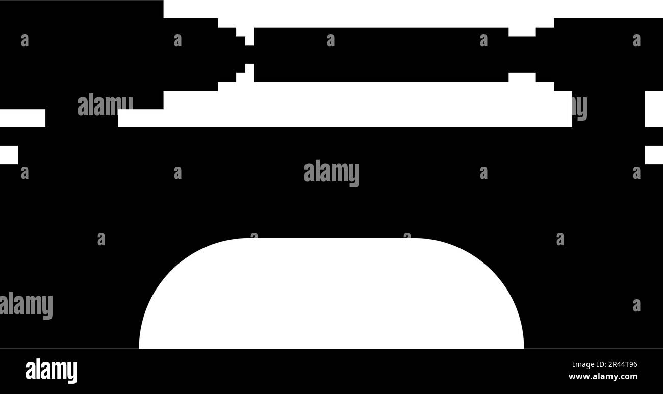 Macchina tornio meccanismo industriale apparato produzione professionale lavorazione metallurgica concetto icona colore nero vettore illustrazione immagine Illustrazione Vettoriale