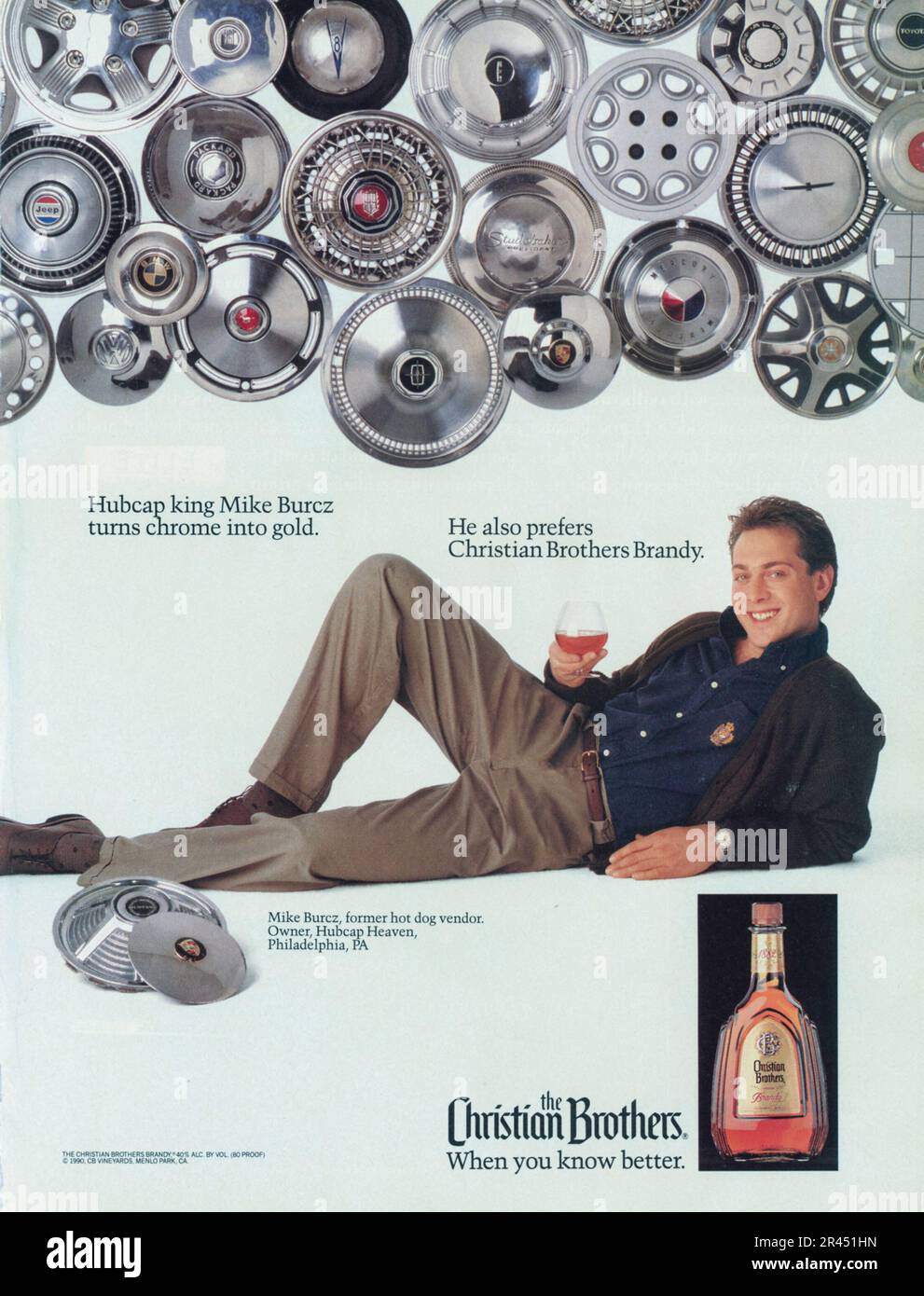 Vintage 'Playboy' Magazine Febbraio 1991 numero Annuncio, USA Foto Stock