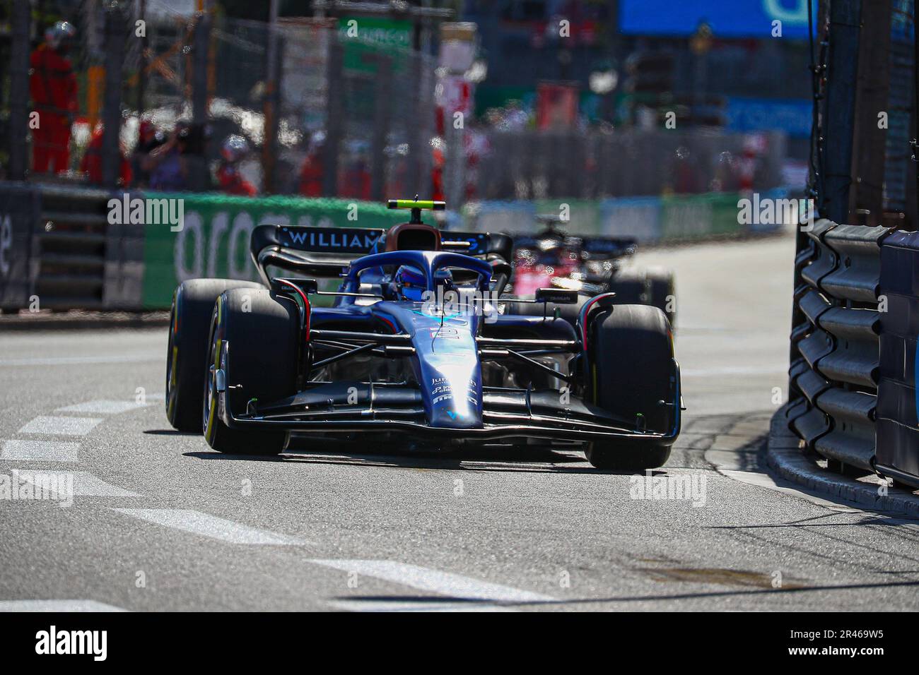 Montecarlo, Monaco. 26th maggio, 2023. #02 Logan Sargeant Williams Racing Mercedes durante il GP di Monaco, 25-28 maggio 2023 a Montecarlo, campionato mondiale di Formula 1 2023. Credit: Independent Photo Agency/Alamy Live News Foto Stock