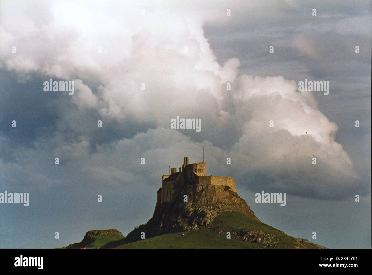 Lindisfarne, Isola Santa nel Northumberland Foto Stock