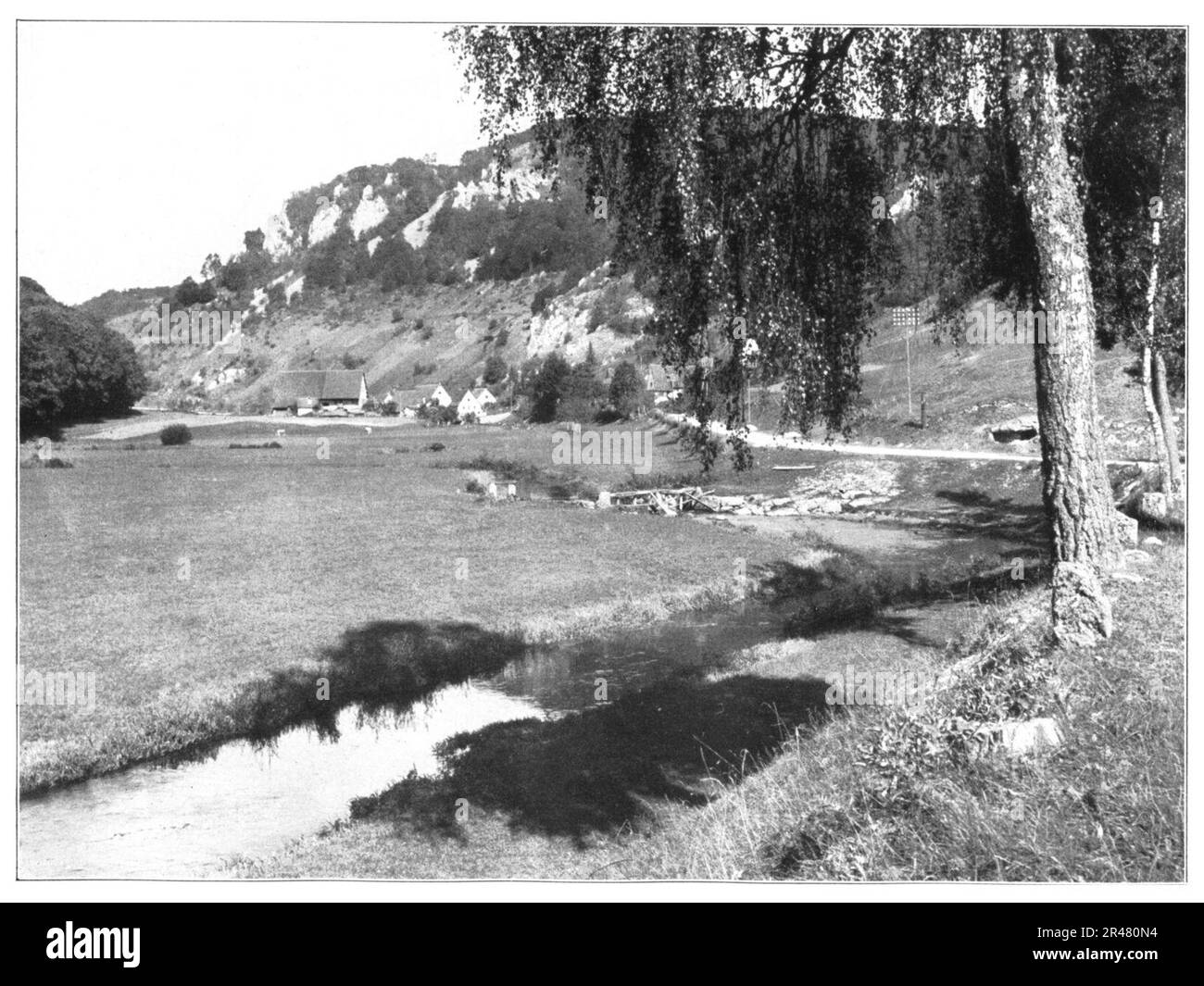 Unser Land 1925 B50, Tal Große Lauter Gundelfingen, von der Trappen Foto Stock