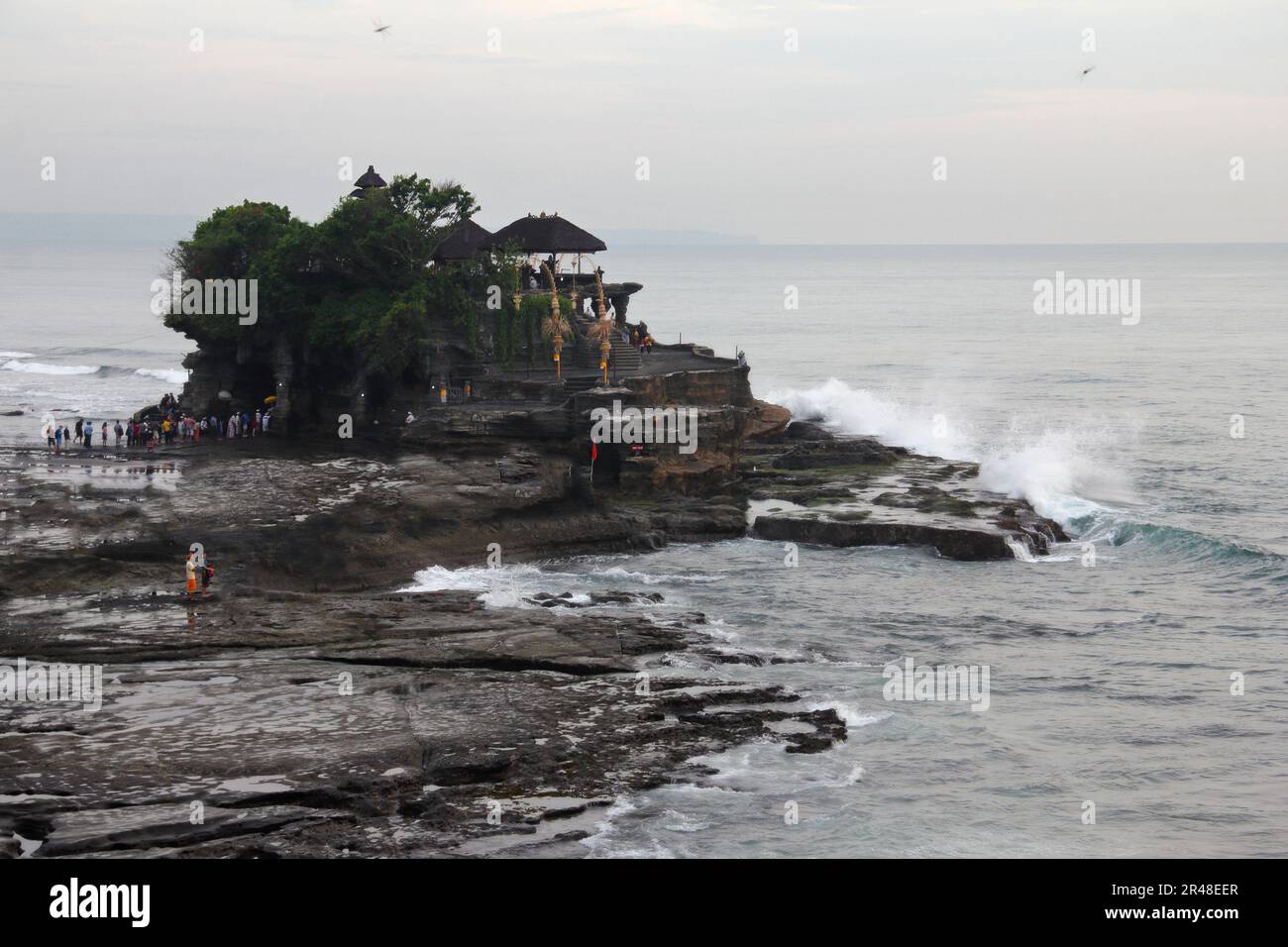 I dettagli di un tempio a Bali, Indonesia Foto Stock