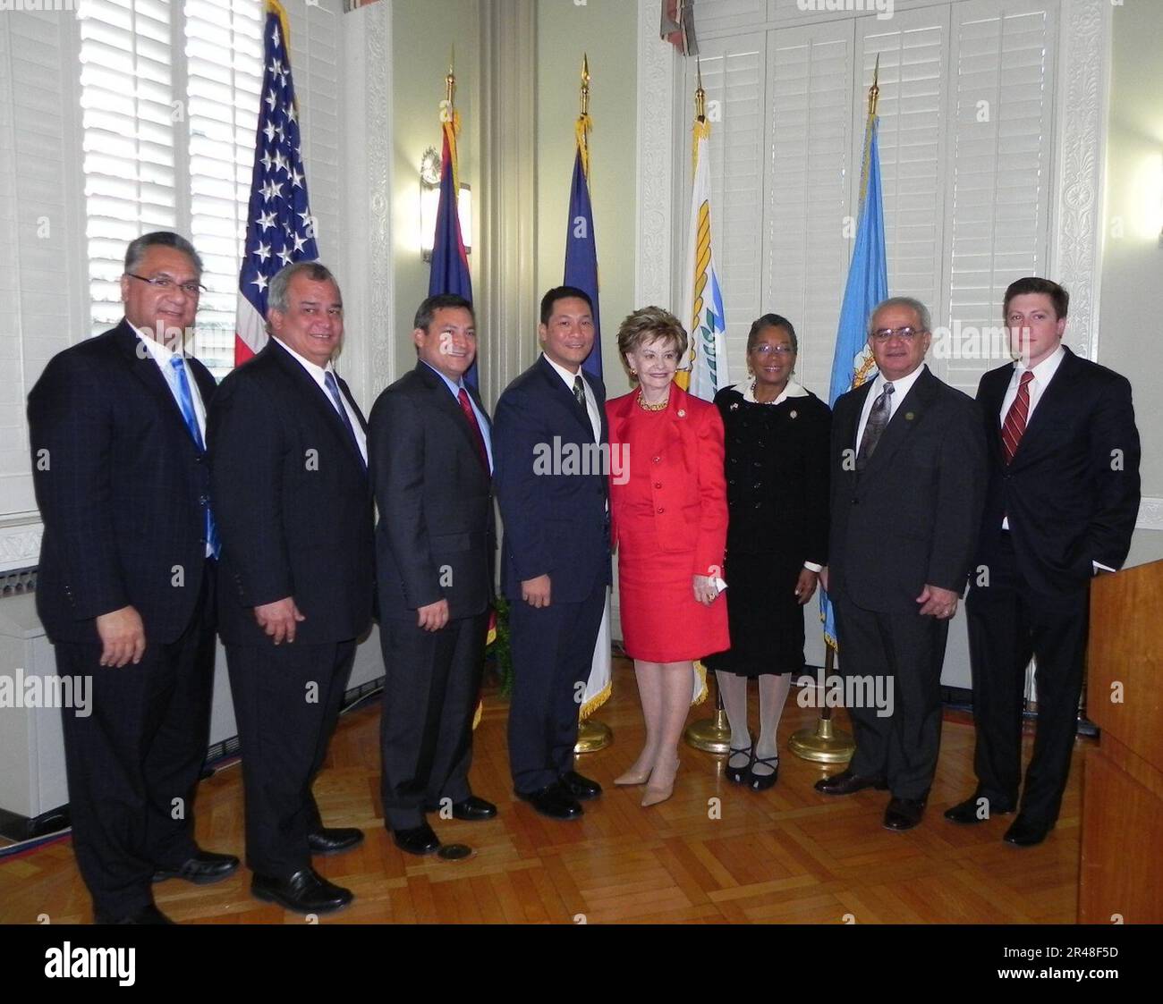 FUNZIONARI e politici territoriali insulari STATUNITENSI 2011 Foto Stock