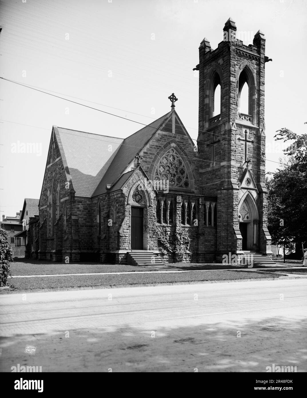 St Chiesa episcopale di Paolo, Saginaw, Michigan, tra il 1900 e il 1910. Foto Stock