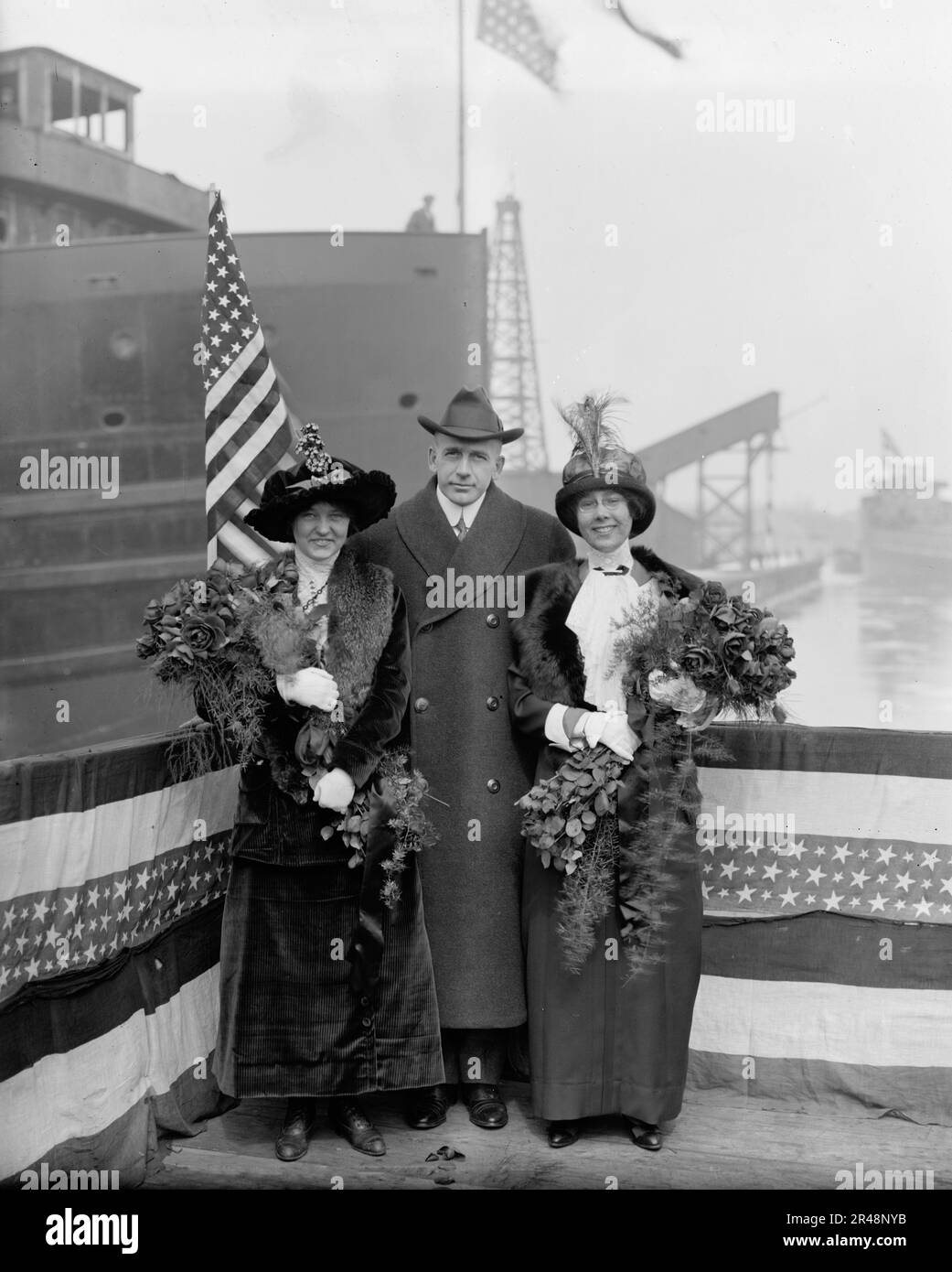Str. D.A. MacTier e F.P. Jones, sponsor, 1913 Mar 8. Foto Stock