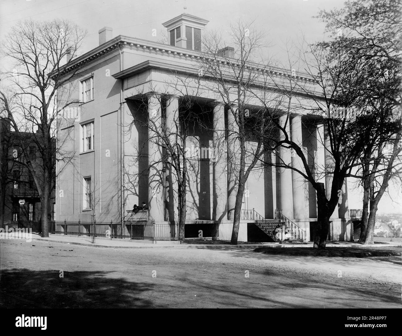 Confederate White House, casa di Jefferson Davis a Richmond, circa 1904. Foto Stock