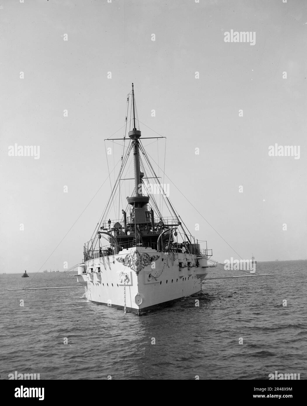 U.S.S. Texas, c1895. Foto Stock