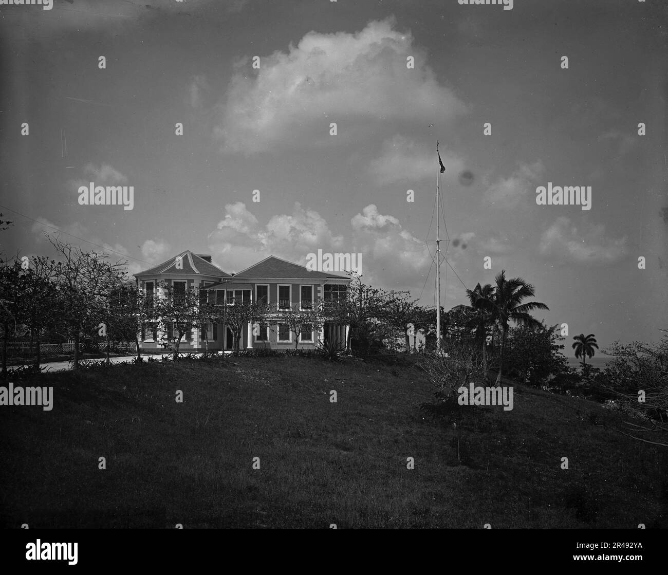 Residenza del governatore, Nassau, Bahama Isl'ds, c1901. Foto Stock