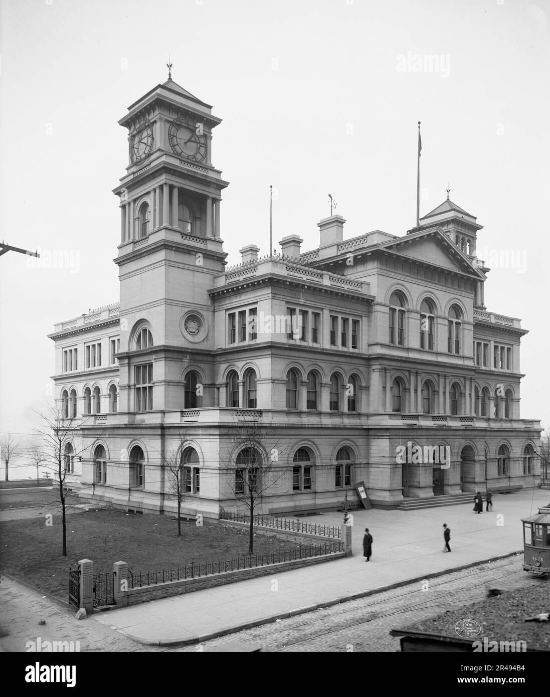 Custom House and Post Office, Memphis, Tenn., c1906. Foto Stock