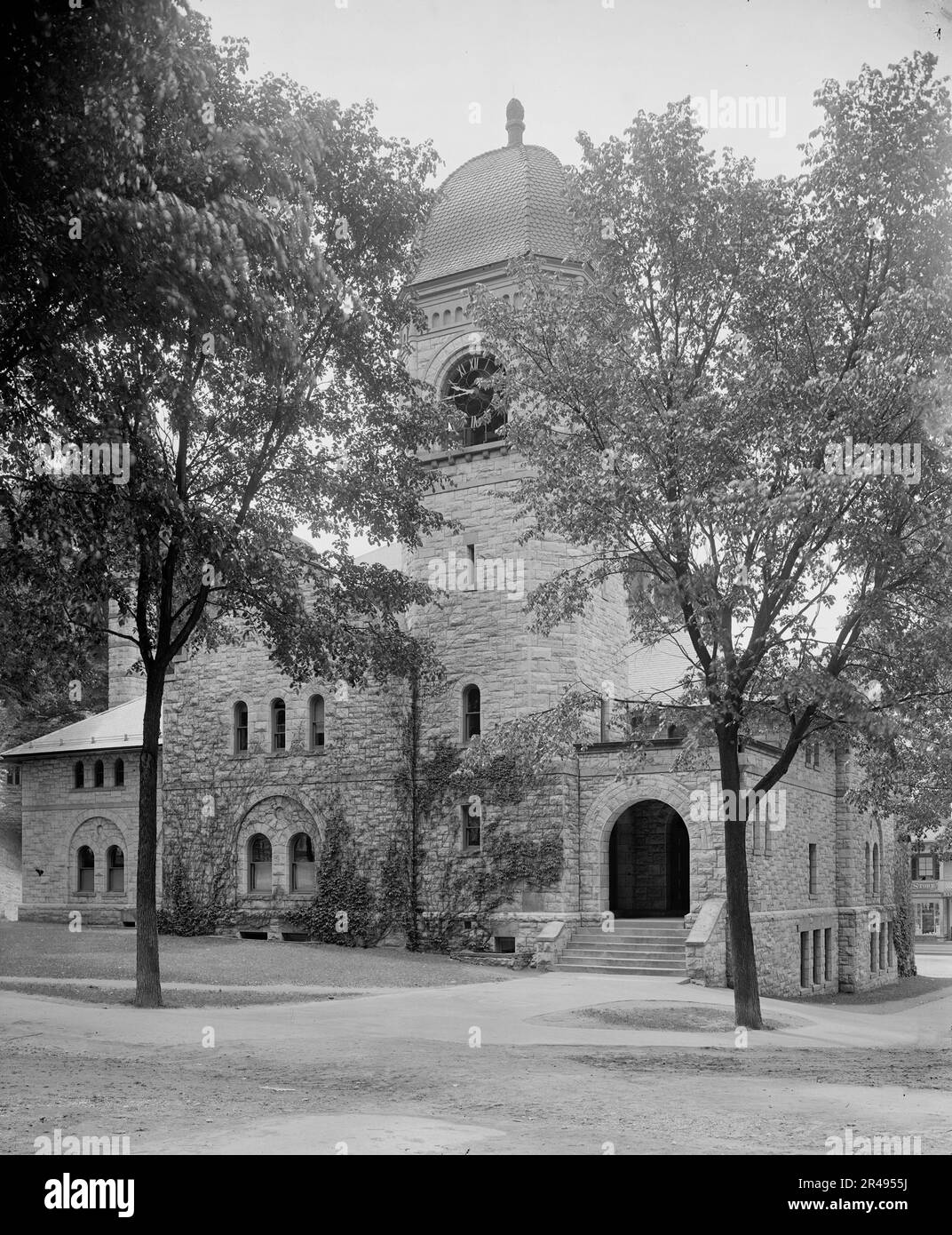 Lasell (es. Lasell) Gymnasium, Williams College, Williamstown, Mass., tra il 1900 e il 1906. Foto Stock