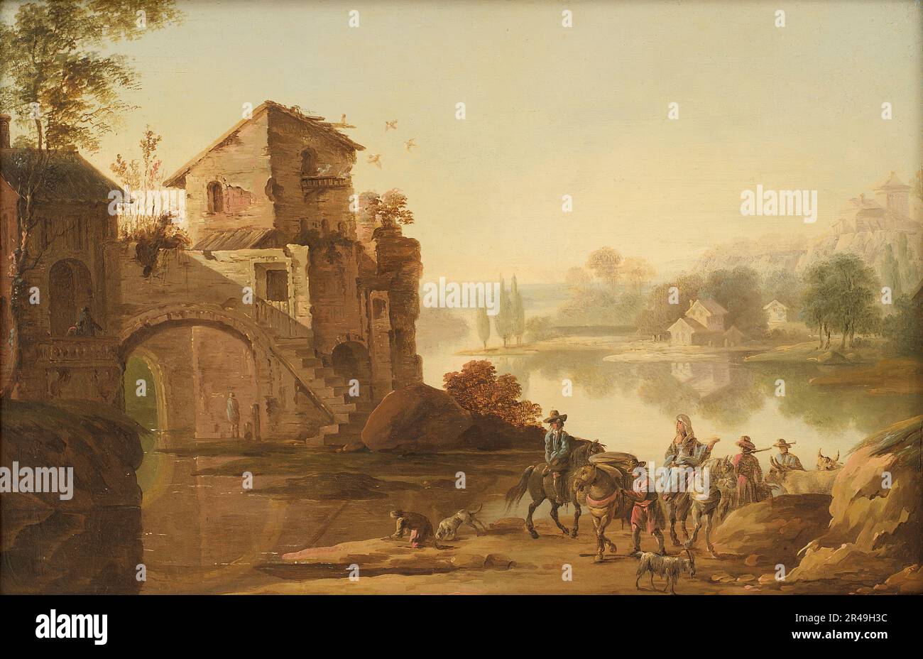 Il paesaggio in italiano, 1745-1786. Foto Stock