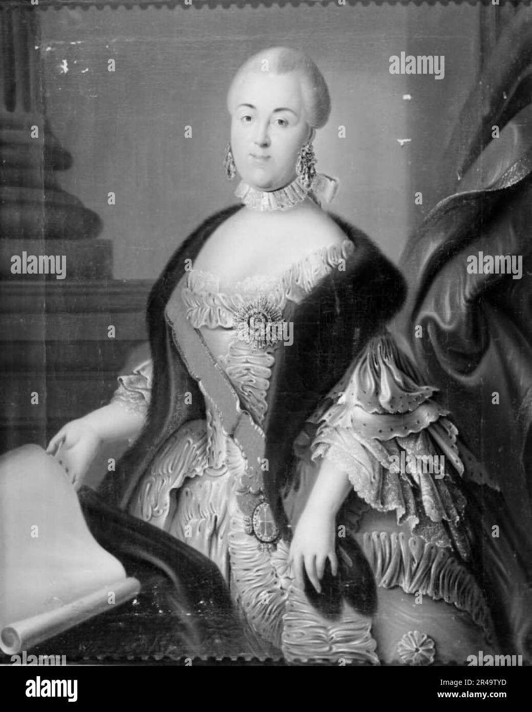 La moglie di Carl Peter Ulrick, Sofia Augusta; Caterina II di Russia, 1761. Foto Stock