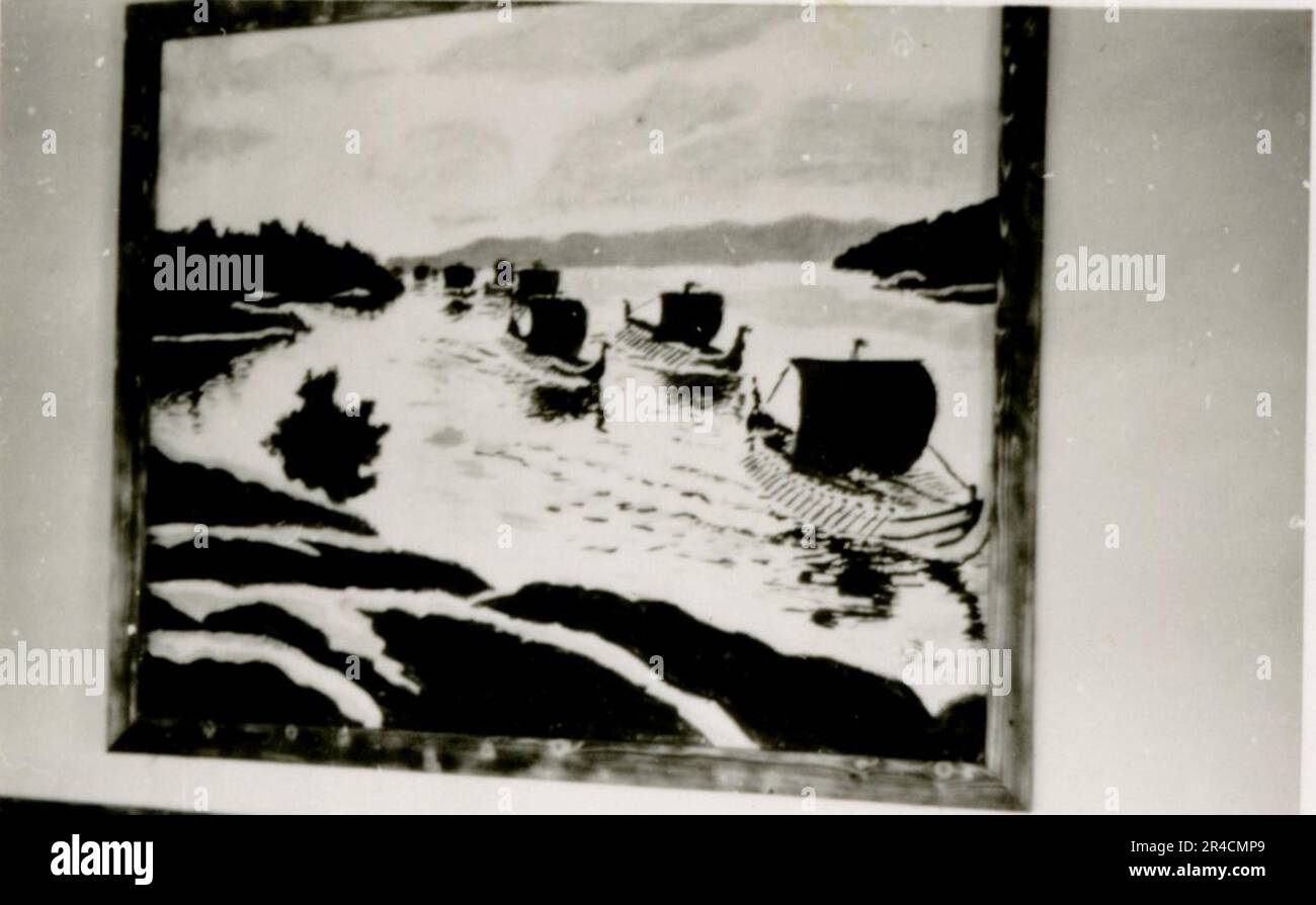 SS fotografo Willi Altstadt, Wiking Division, Russia 1942. Scene del villaggio della zona di Rostov, un Panzer III (con simboli unitari) e granatieri panzer sulla steppa, scene di combattimento lungo un fiume, primi piani della fanteria sul campo con armi individuali e servite dall'equipaggio, attraversamento del fiume (zattere d'assalto e pontone), costruzione di un blocco stradale, prigionieri di guerra russi, I soldati delle SS pescano e nuotano, cerimonia di premiazione delle unità, posto di osservazione affacciato su un fiume e equipaggio di artiglieria pesante con howitzer. Immagini che illustrano le attività in prima linea delle unità Waffen-SS sul fronte occidentale e orientale, i Foto Stock