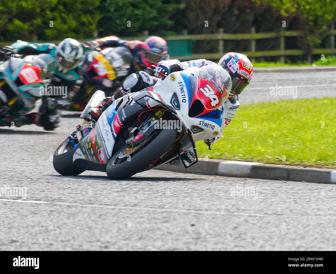 Alastair Seeley. CP Hire Superstock Race, International North West 200 Toad Race 2023, Irlanda del Nord Foto Stock