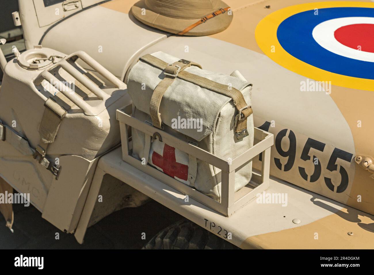 Jeep militare. Haworth 1940's Weekend 2023. Foto Stock