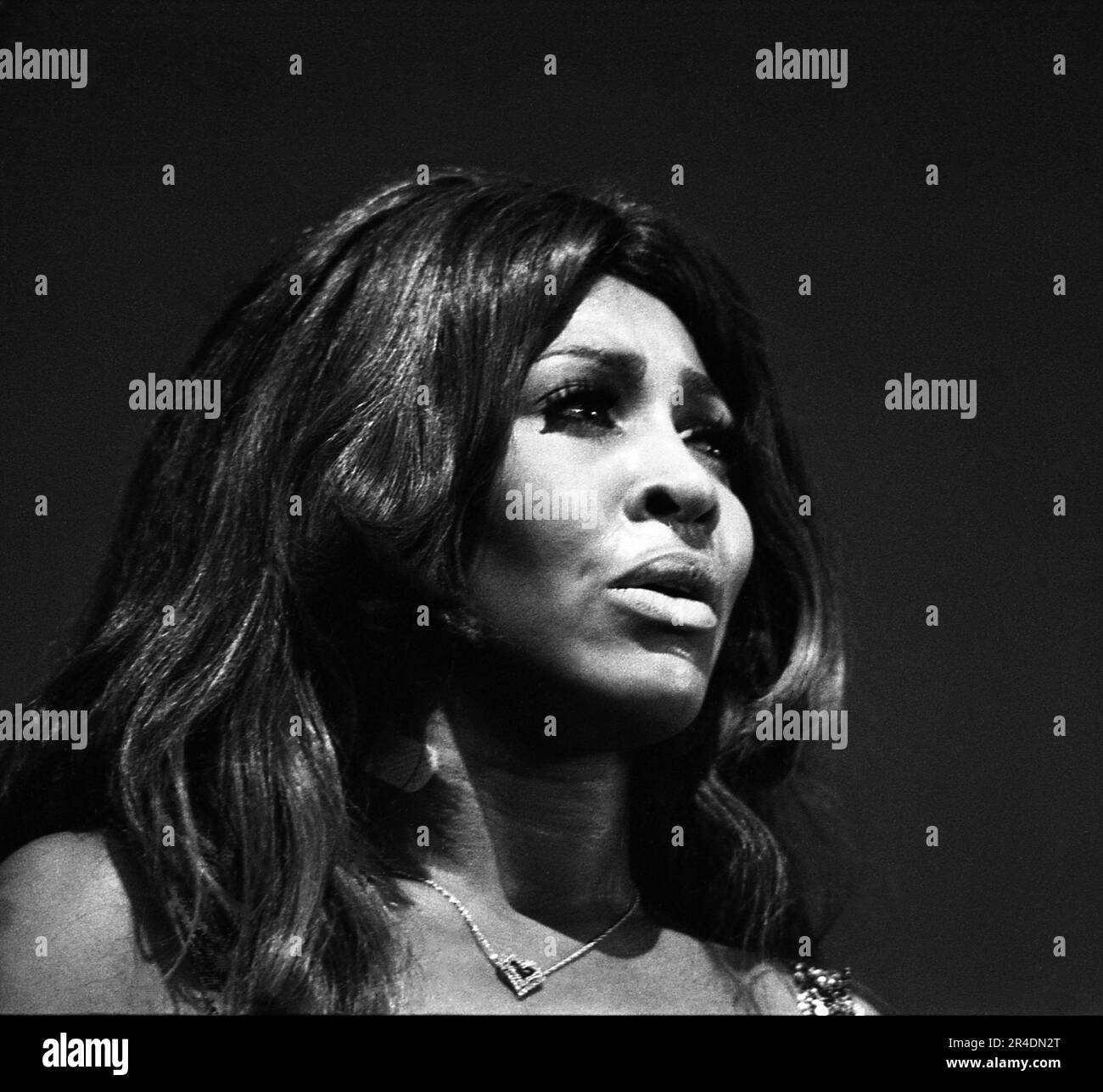 Philippe Gras / le Pictorium - Tina Turner - 30/1/1971 - Francia / Ile-de-France (regione) / Parigi - Tina Turner, Concerto ad Olympia, 30 gennaio 1971 Foto Stock