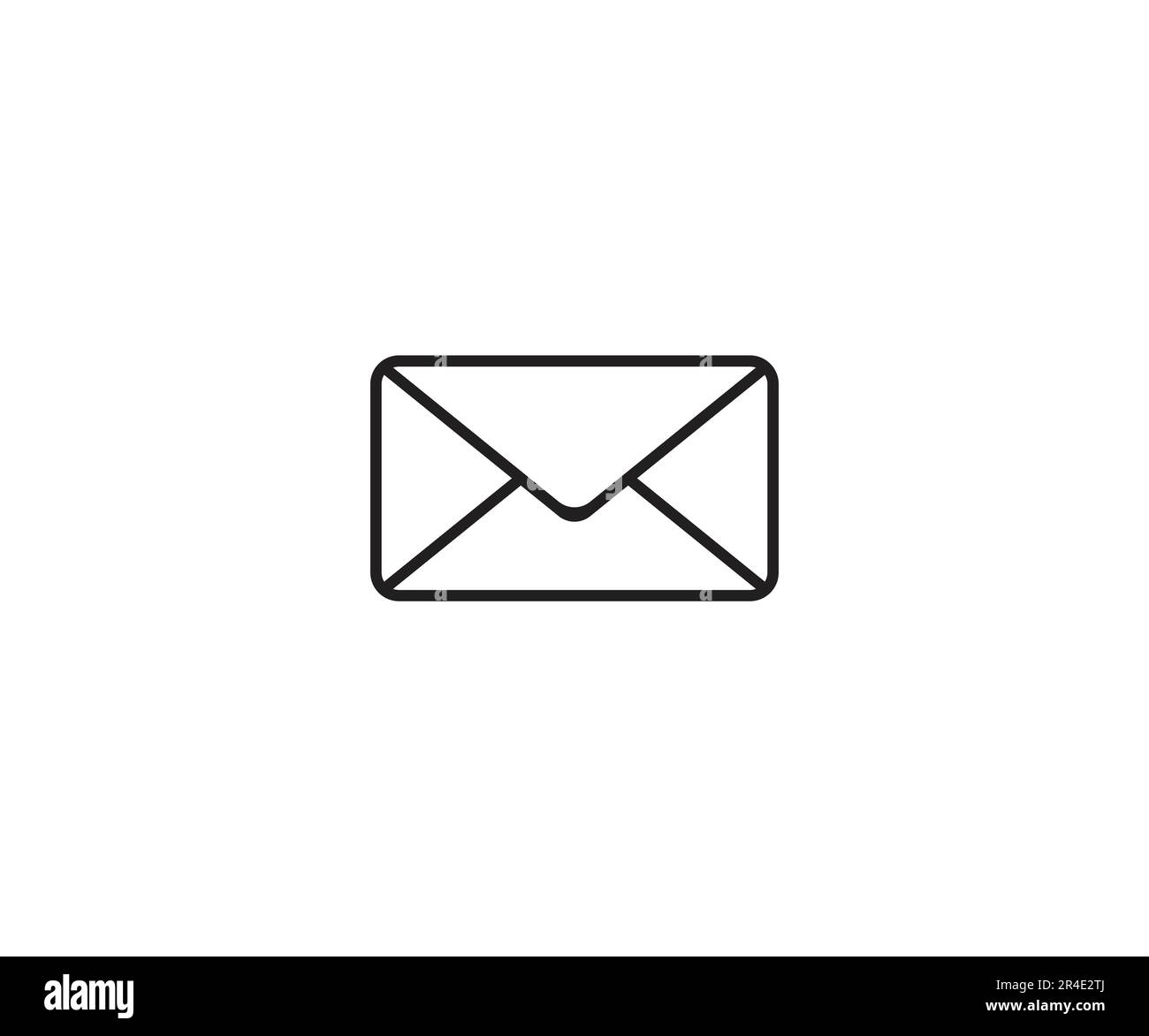 modello vettoriale di disegno icona posta Illustrazione Vettoriale