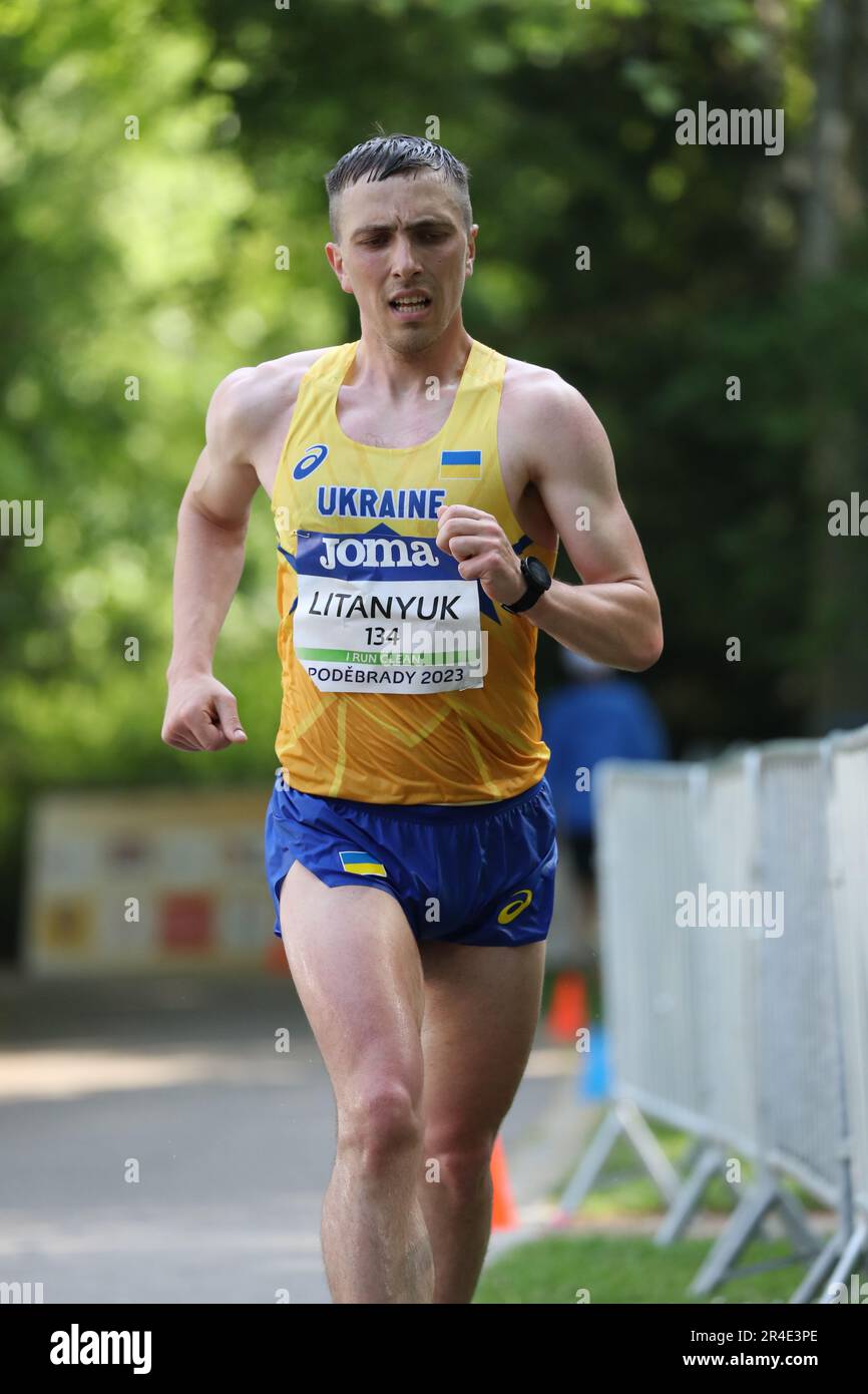 Valeriy LІTANYUK nel 35km al Campionato europeo Race Walking Team 2023 Foto Stock