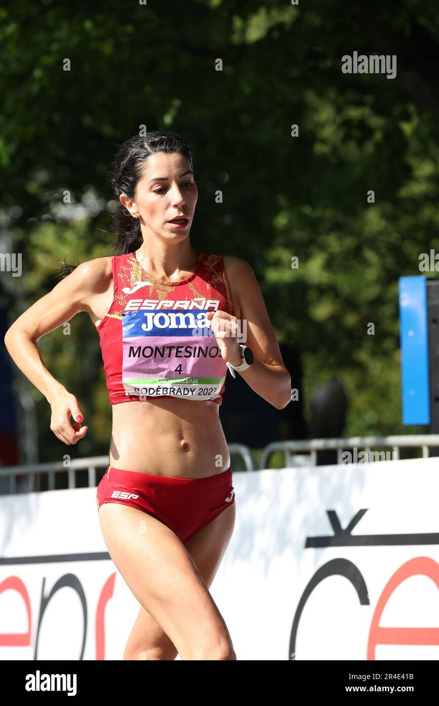 Cristina MONTESINOS nel 35km al Campionato europeo Race Walking Team 2023 Foto Stock
