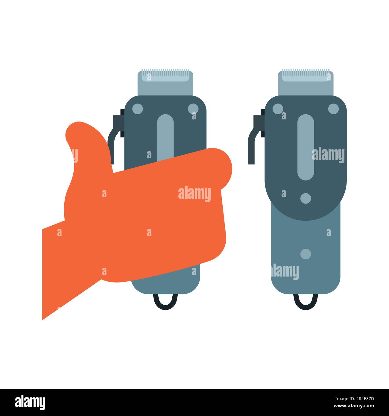 Un uomo che tiene un vaso d'acqua Illustrazione Vettoriale