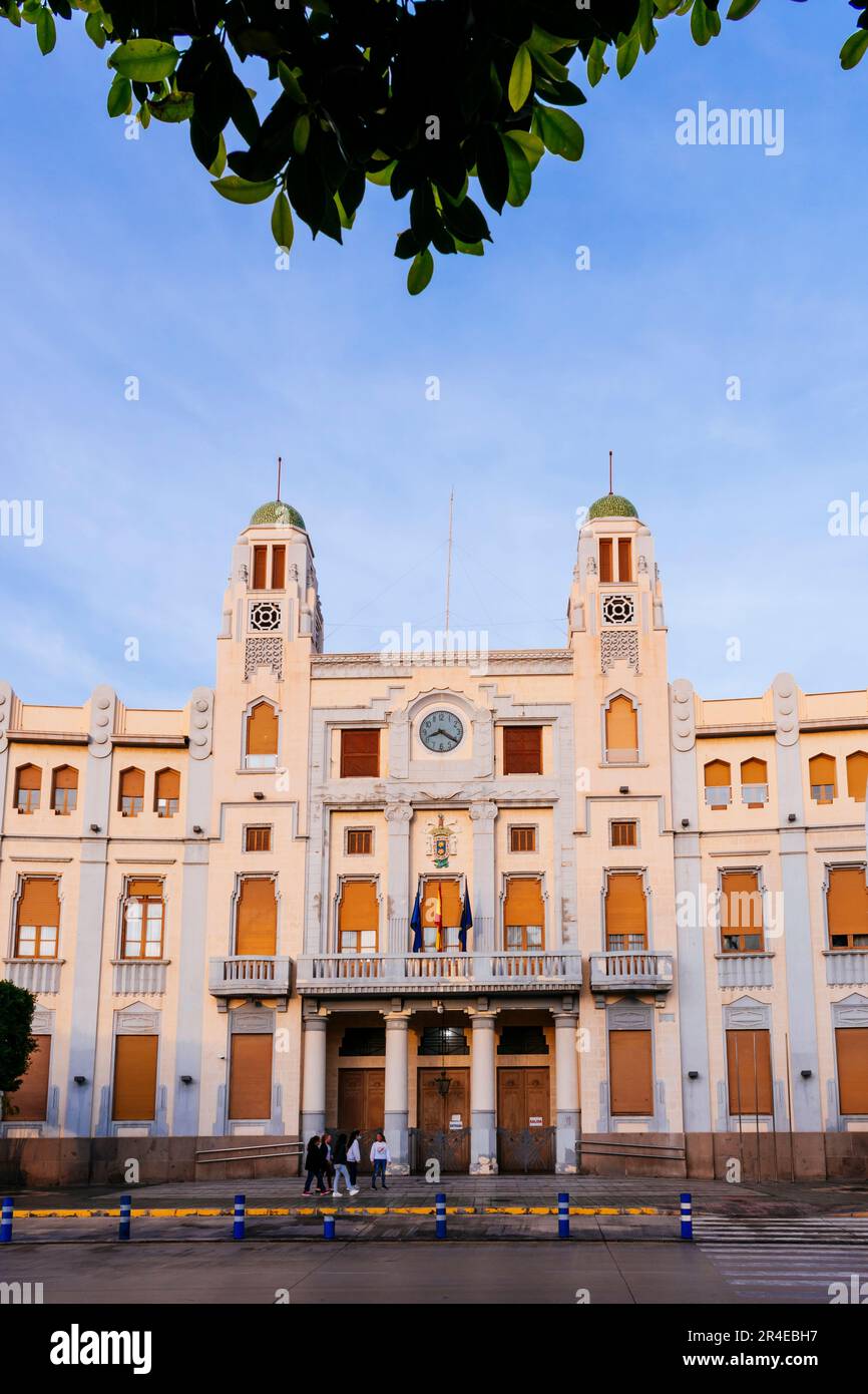 Il Palazzo dell'Assemblea, ex Palazzo Comunale, a volte chiamato Municipio, è un edificio art deco dall'ampliamento modernista di t Foto Stock