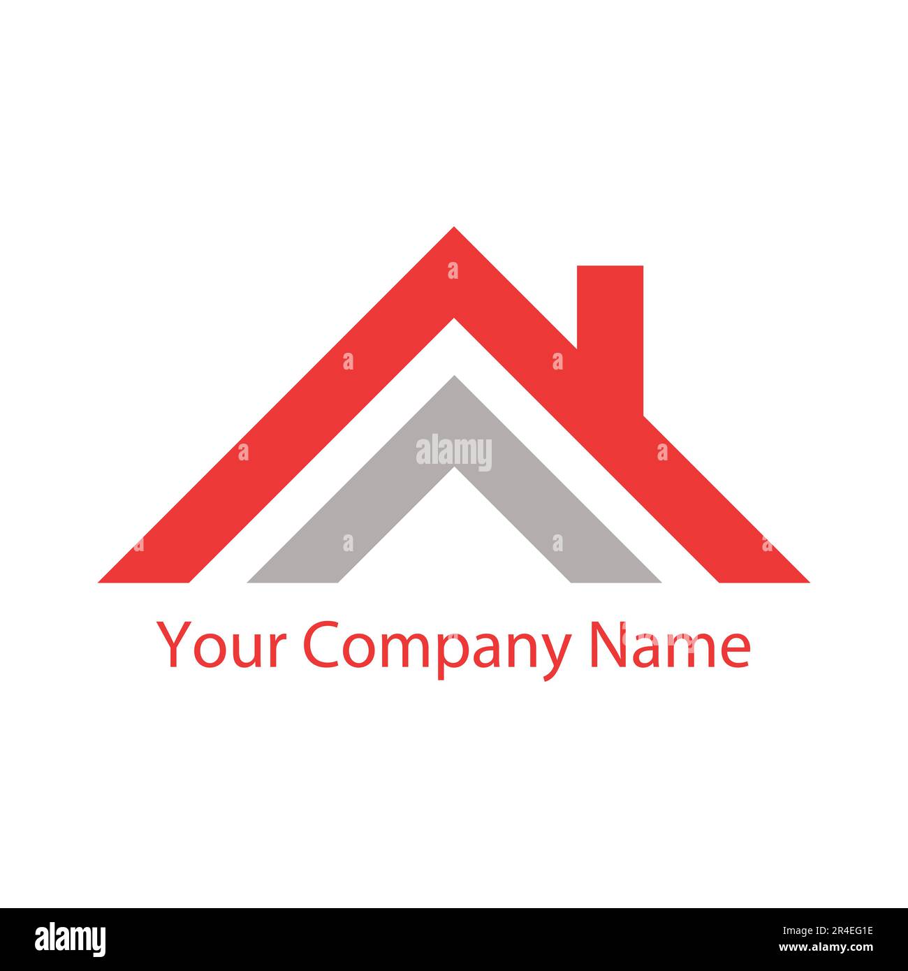 Real Estate, Proprietà e costruzione modello di logo. Logo Building and Construction Illustrazione Vettoriale