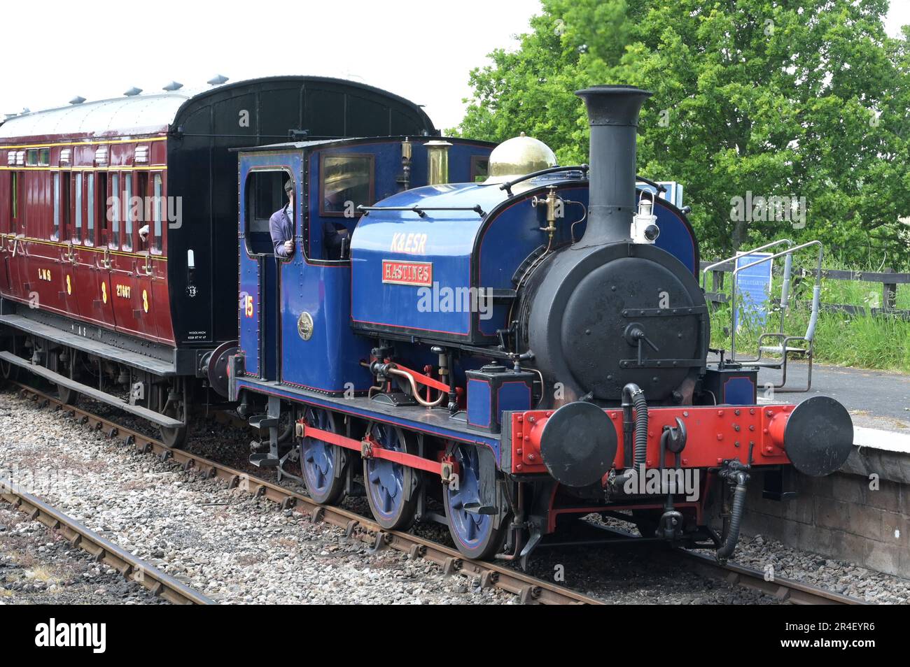 Hunslet, opere n. 469, n. 15 Hastings 0-6-0ST. Foto Stock