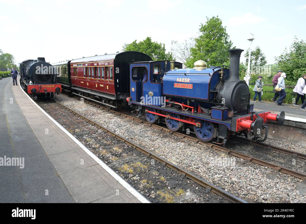 Hunslet, opere n. 469, n. 15 Hastings 0-6-0ST. Foto Stock