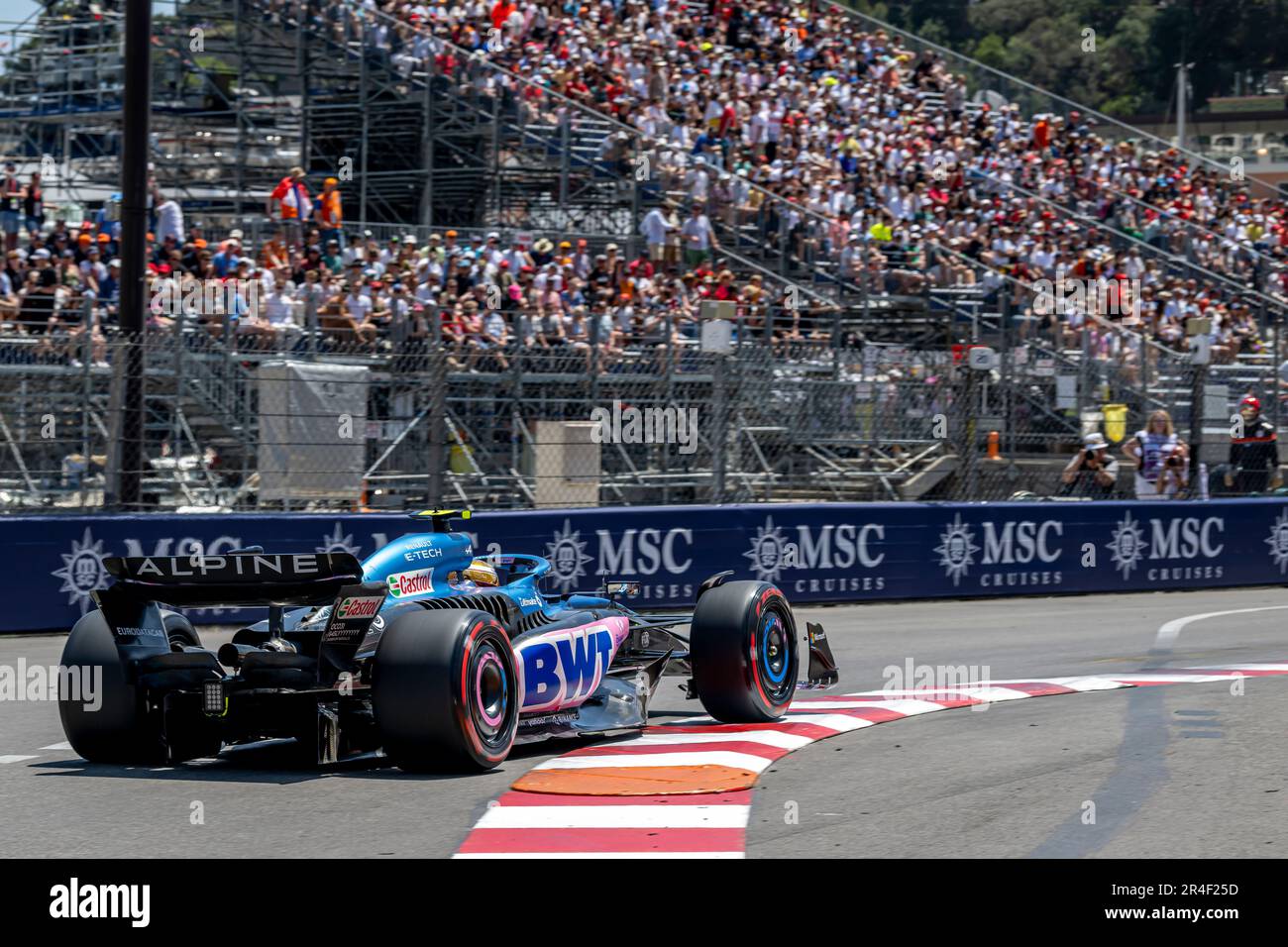 Monte Carlo, Monaco, 27 maggio, Pierre Gasly, francese gareggia per Alpine . Qualificazione, 7° round del campionato di Formula 1 2023. Credit: Michael Potts/Alamy Live News Foto Stock