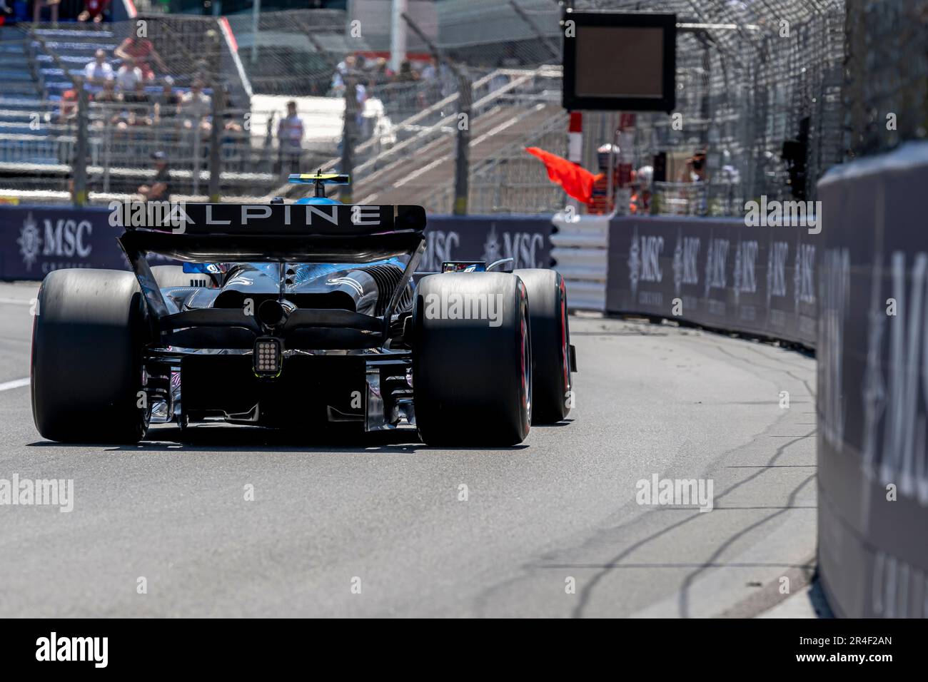 Monte Carlo, Monaco, 27 maggio, Pierre Gasly, francese gareggia per Alpine . Qualificazione, 7° round del campionato di Formula 1 2023. Credit: Michael Potts/Alamy Live News Foto Stock