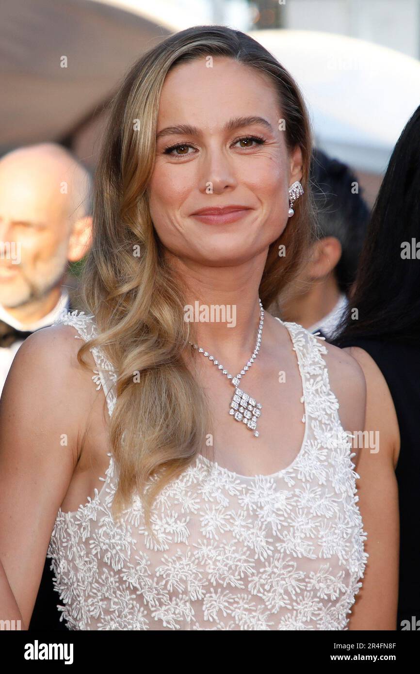 Cannes, Francia. 27th maggio, 2023. Brie Larson partecipa alla proiezione 'Elemental' e alla cerimonia di chiusura red carpet durante il 76th° festival annuale del cinema di Cannes al Palais des Festivals il 27 maggio 2023 a Cannes, Francia. Photo: DGP/imageSPACE Credit: Imagespace/Alamy Live News Foto Stock