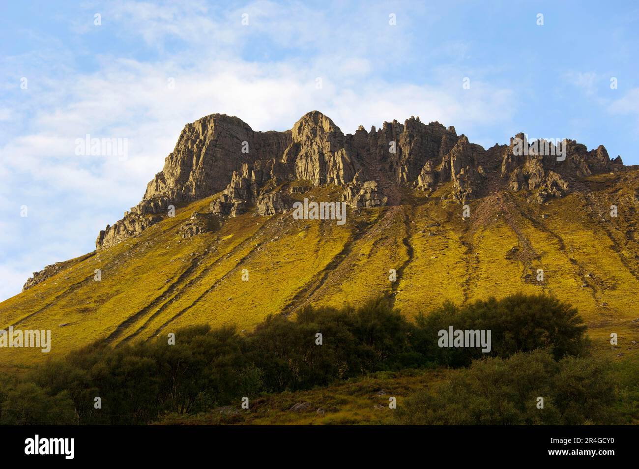 Monte Stac Pollaidh, Highlands, Scozia, Inverpolly Forest Foto Stock