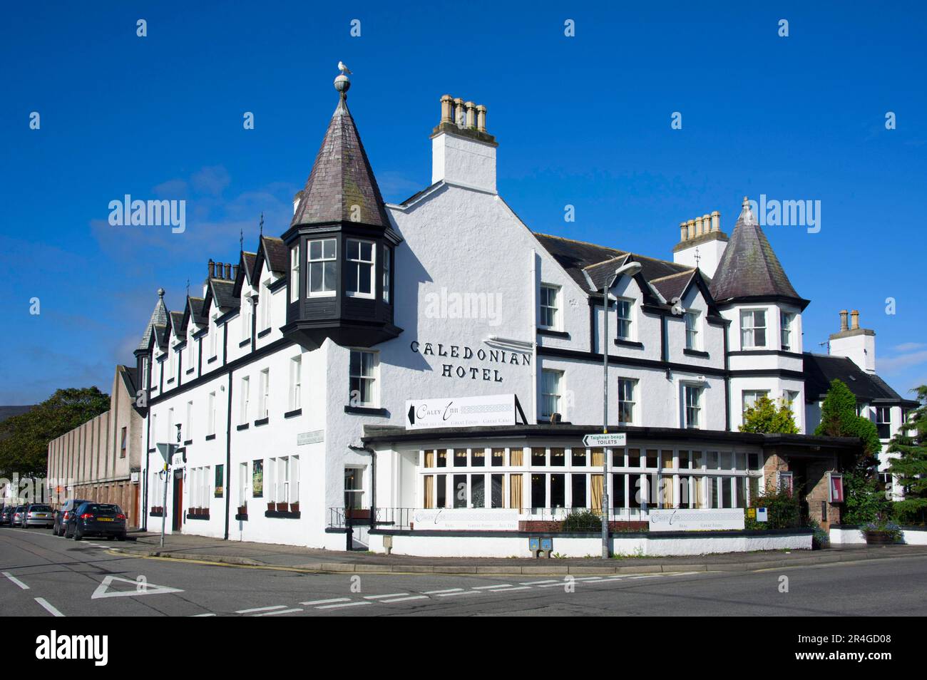 Caledonian Hotel, Ullapool, Ross and Cromarty, Highland, Scozia, Regno Unito Foto Stock
