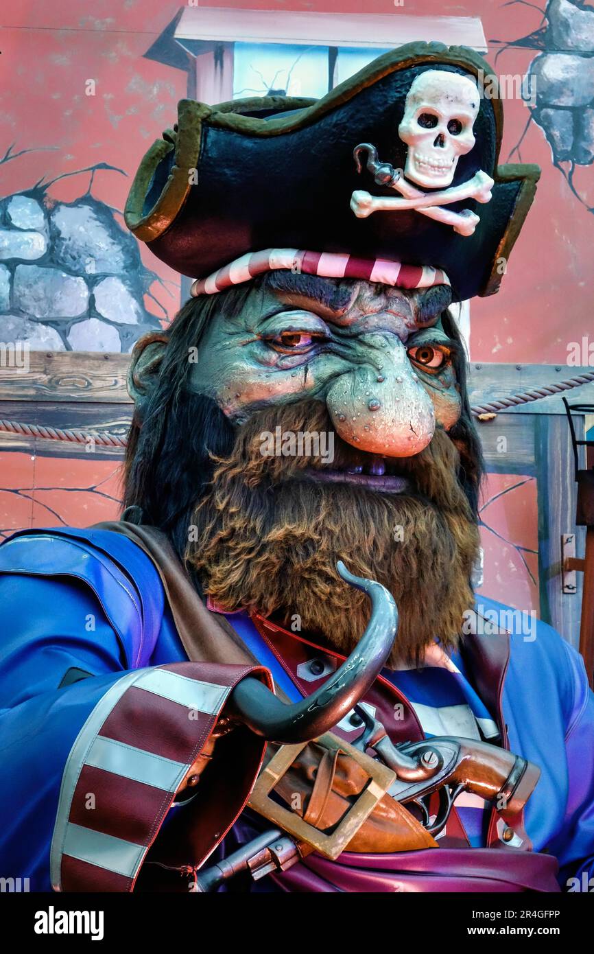 Modello Pirate a Winter Wonderland Hyde Park Foto Stock