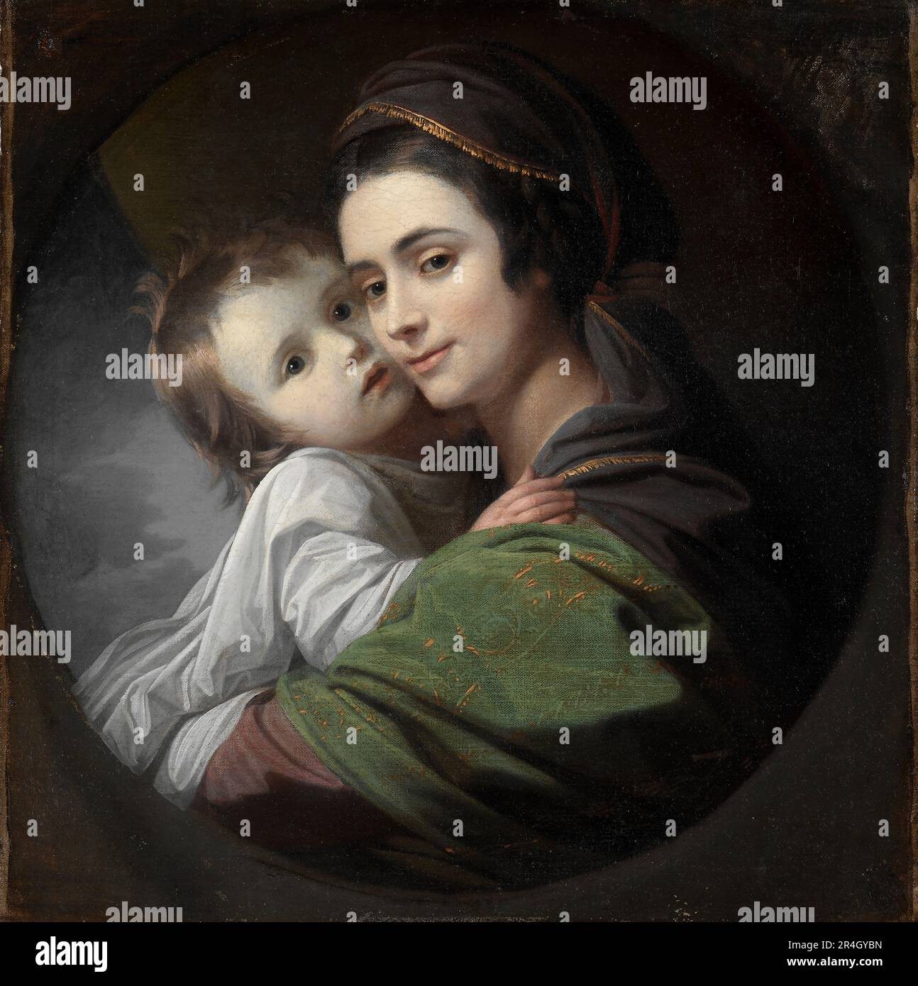 Elisabetta Shewell West e suo Figlio, Raffaello, 1770 di Beniamino West Foto Stock