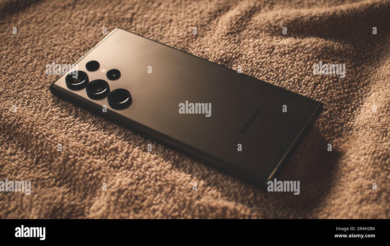 Samsung Galaxy S23 Ultra Foto Stock