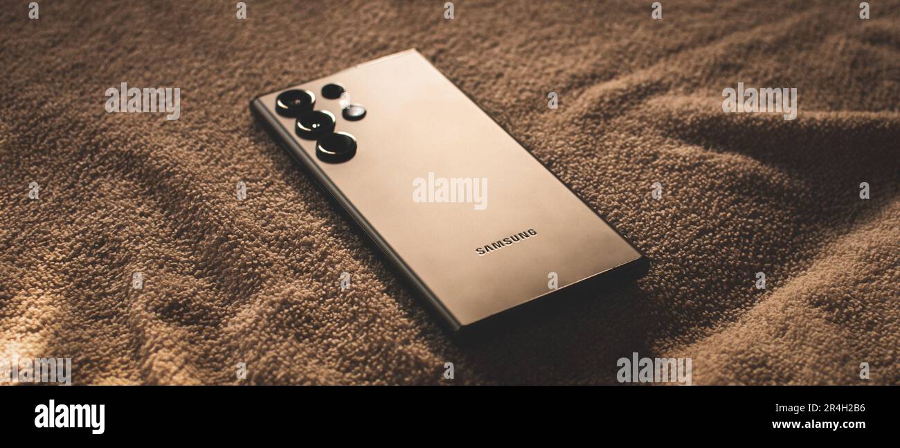 Samsung Galaxy S23 Ultra Foto Stock